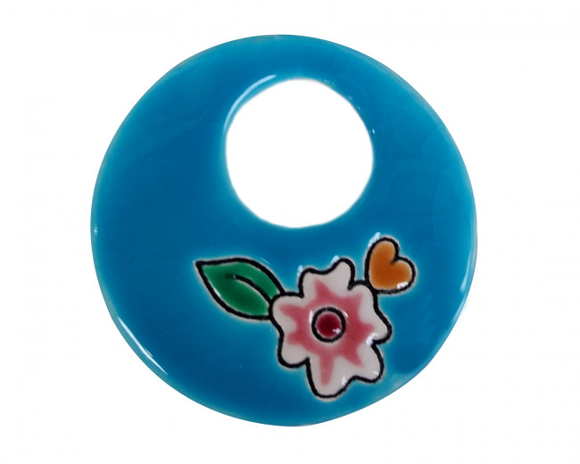 I love Longwy - Pendant Pierced PM