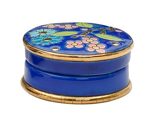 Fleur Bleue - Boîte Ronde