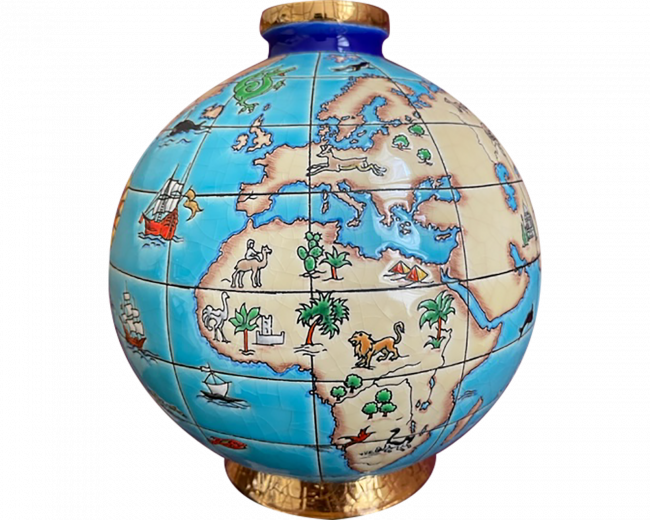World map - Boule Midi