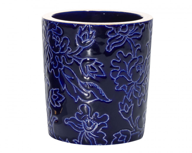 Héritage - Bleu Filet - Pot à Bougie D5675