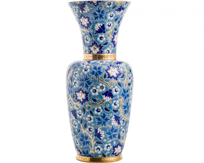 Héritage - Vase à Col PM Bleu D5670