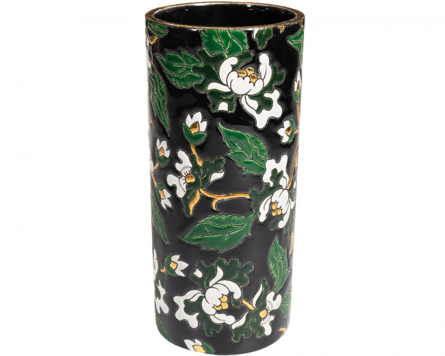 Héritage - Vase Cornet H.14 cm Noir D5675