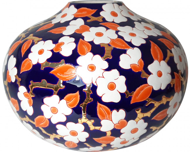 Maxi Blue - Vase Bilboquet Ouvert PM