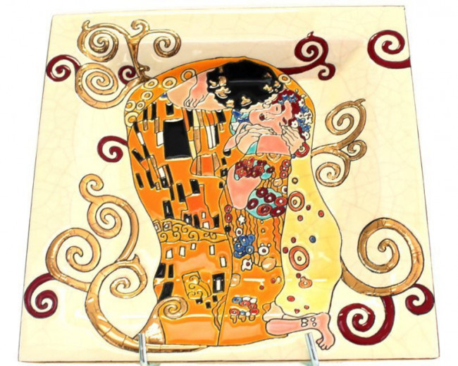 Tribute to Klimt - Vide-poche Carré GM