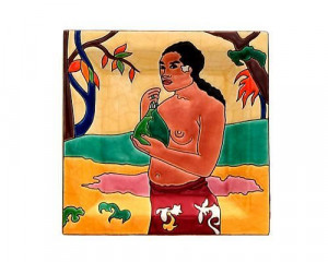 Vide-Poches Carré Standard-A (Marquises Gauguin)