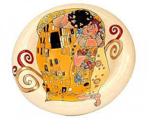Hommage à Klimt - Vide Poches Rond Standard